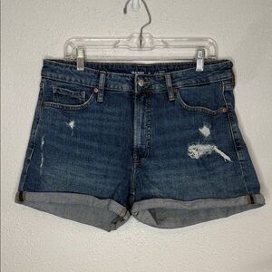 Old Navy Women's High-Rise O.G. Straight Secret-Smooth Pockets Shorts Size 14